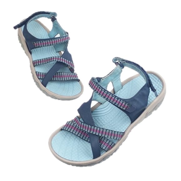 baretraps blue sandals